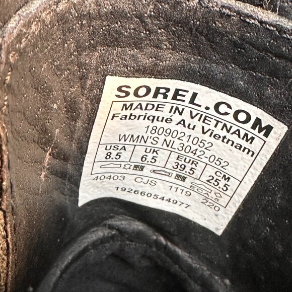 Sorel Brown Lace-Up Combat Boots - Picture 4 of 16